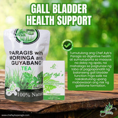 Chef Ayb's Paragis with Moringa & Guyabano Tea – 20 Sachets (1.8g Each)