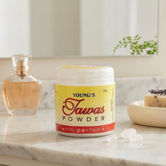 Young’s Tawas Powder with Perfume (Yellow) – 50g