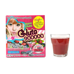 Nano Gluta 9000000 Anti-Aging & Brightening Skin Drink – Mixed Fruit Flavor (15g × 10 Sachets)