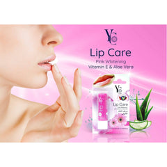 YC Lip Care Pink Whitening With Vitamin E & Aloe Vera - 3.8g