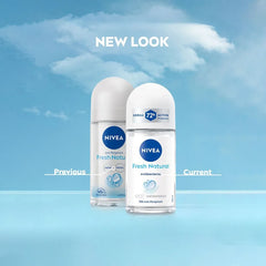Nivea Fresh Natural Roll-On Deodorant anti bacterial (50ml)