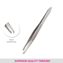 WETHERM Professional Silver Tweezers – Precision Hair Removal Tool