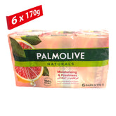 Palmolive Naturals Moisturizing & Freshness Soap – 170g (Pack of 6)
