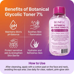 Bonita Botanical Glycolic Toner 7% – 125ml