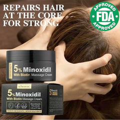 KORMESIC 5% Minoxidil with Biotin Scalp Massage Cream – 100g