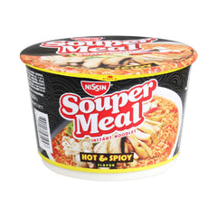 Nissin Souper Meal Instant Noodles – Hot & Spicy Flavor (85g)