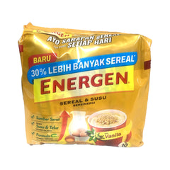 Energen Vanilla Nutritious Oat Cereal with Milk – 10 Sachets x 34g