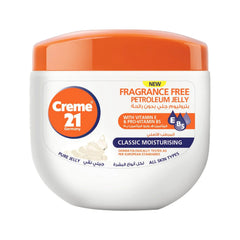 Creme 21 Classic Moisturising Fragrance-Free Petroleum Jelly – 300ml
