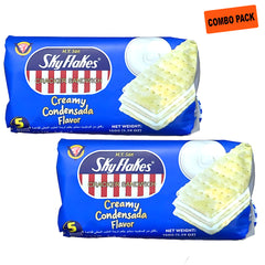 M.Y. San SkyFlakes Cracker Sandwich Creamy Condensada Flavor (150g) - Combo Pack