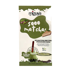 Mizuya Sooo Matcha Better Cheesecake Latte - 21g × 10 Sachets