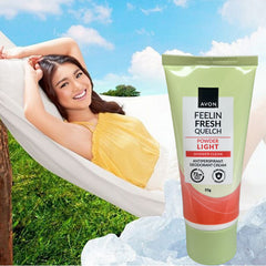 Avon Feelin Fresh Quelch Powder Light Anti-Perspirant Deo Cream - 55g