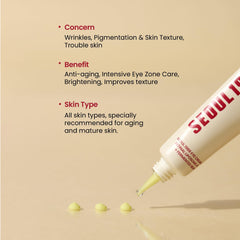 K-SECRET SEOUL 1988 Eye Cream – Retinal Liposome 4% + Fermented Bean – 30ml