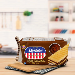 M.Y. San SkyFlakes Cracker Sandwich – Milk Chocolate (150g)