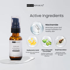 Dermorepubliq 5% Niacinamide + Hyaluronic Acid Serum – 30ml