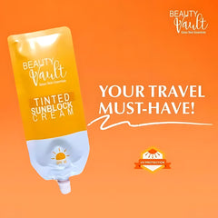 Beauty Vault Premium Tinted Sunblock Cream SPF45 - 50g