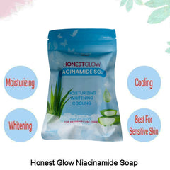 Honest glow niacinamide soap