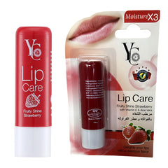 YC Lip Care Fruity Shine Strawberry with Vitamin E & Aloe Vera – 3.8g