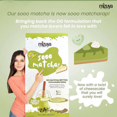 Mizuya Sooo Matcha Better Cheesecake Latte - 21g × 10 Sachets