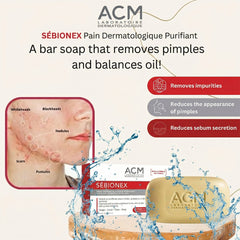 ACM Sébionex Purifying Dermatological Bar - 100g