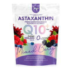 Joji Secret Astaxanthin Q10 Plus – Mixed Berry Antioxidant Powder 200,000 mg - 10 Sachets