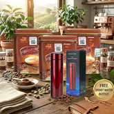 Lishou Slimming Coffee – 3Pcs Combo + Free Smart Water Bottle