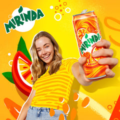Mirinda Orange Carbonated Soft Drink β 330ml Can