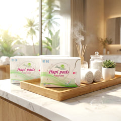 Lean’n Green Hapi Pads Panty Liner Normal Time - 3 pcs Combo Pack (30 Pads Each)
