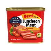 American Nature Beef Flavor Luncheon Meat  – 340g
