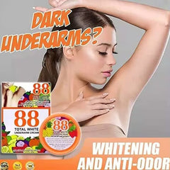 88 Total Care Combo Pack (White Underarm Cream + Pink Whitening Soap + Pink Gluta Whitening SPF50 Sunscreen)