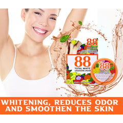 88 Total Care Combo Pack (White Underarm Cream + Pink Whitening Soap + Pink Gluta Whitening SPF50 Sunscreen)