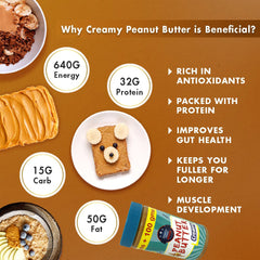 American Nature Creamy Peanut Butter – 800g (700g + 100g Extra)