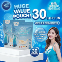 Manee Gluta Collagen Bird Nest Blue Hawaii – 30 Sachets