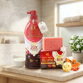 Deli Skin Nano White Gluta Glow Combo