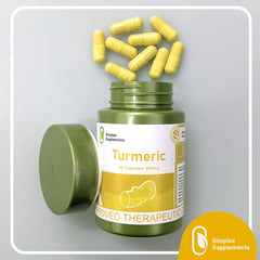 Simplee Supplements Turmeric 500mg – 60 Capsules