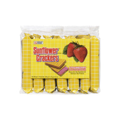 Croley Foods Sunflower Crackers Strawberry Flavoured (27g x 7 Packs) – 189g