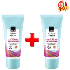 Avon Feelin Fresh Ultra Glutathione Anti-Perspirant Deo Cream - 55g (1+1 Offer)