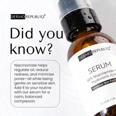 Dermo Republiq 10% Niacinamide + Hyaluronic Acid Serum – 30ml