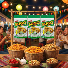 Sugo Salted Peanuts Garlic Flavor – 100g (3pcs Combo)
