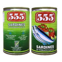 555 Sardines In Tomato Sauce 155g (Combo)