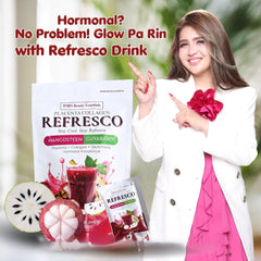 BMRS Beauty Essentials Placenta Collagen Refresco – Mangosteen Guyabano (10 × 18g)