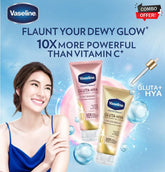 Vaseline Gluta-Hya Serum Burst UV Lotion – Flawless Glow & Dewy Radiance (330ml x 2) Combo