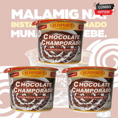 Alfonso's Chocolate Champorado 55g × 3 (Combo Pack)