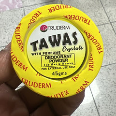 Truderm Tawas Crystals With Perfume Deodorant Powder - 45g