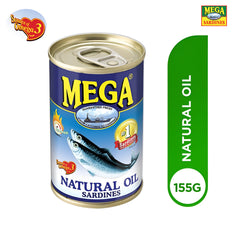 Mega Sardines in Natural Oil - 155g