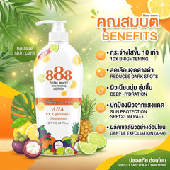 888 Total White Whitening Lotion SPF 123 PA+++ – 500ml