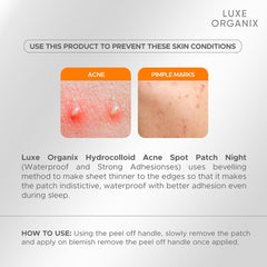 Luxe Organix Hydrocolloid Acne Patch – Day Time (48 Patches)