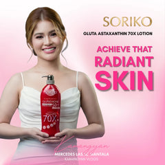 Soriko Glutathione Astaxanthin 70X Healthy Bright Body Lotion SPF50 PA++++ – 500ml