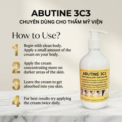 Abutine 3C3 Whitening Body Lotion & Cream Base – 250ml