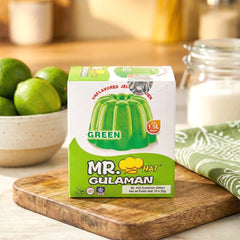 Mr. Hat Gulaman Unflavored Green Jelly Powder - 25g x 10 Sachets