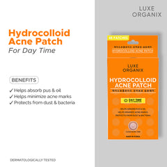 Luxe Organix Hydrocolloid Acne Patch – Day Time (48 Patches)